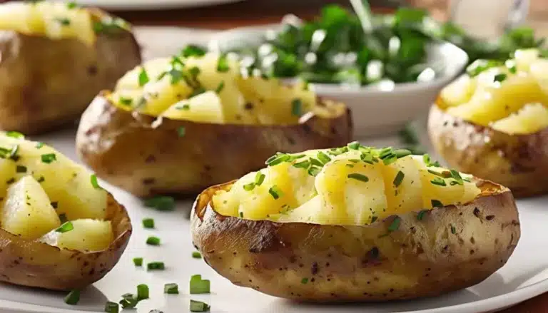 10-Minute Microwave Baked Potatoes