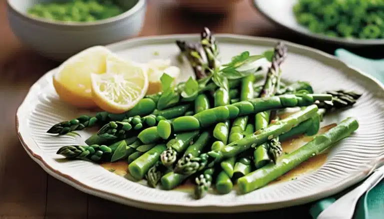 Asparagus And Peas With Basil