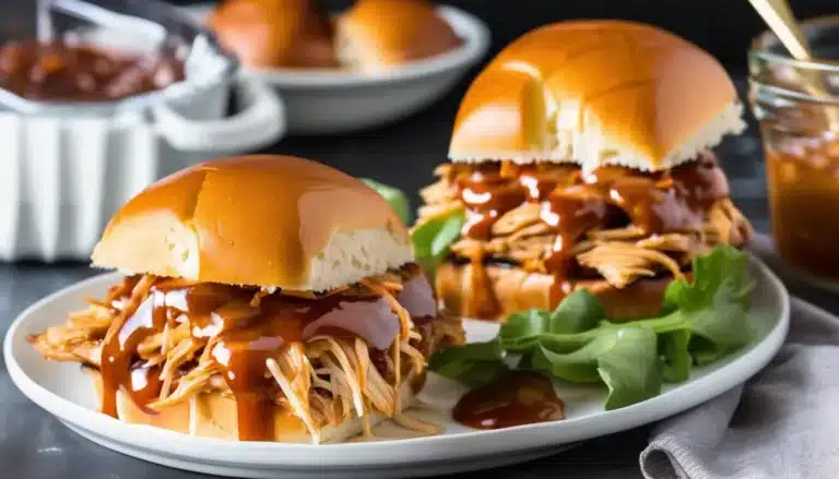 Baked BBQ Chicken Sliders