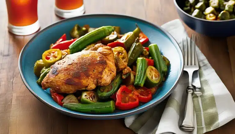 Cajun Chicken and Okra