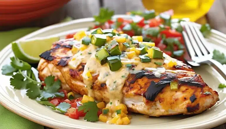 Cheesy Fiesta Grilled Chicken
