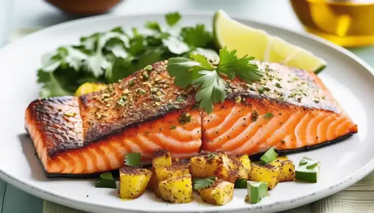 Cumin Dusted Salmon Fillets
