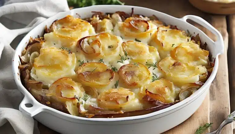 French Onion Potato Bake