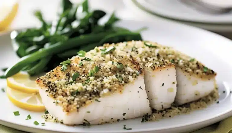 Herb-Crusted Halibut