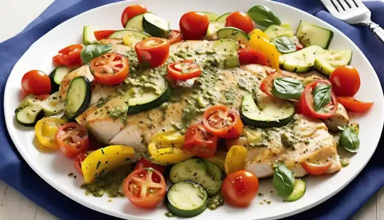 Italian Chicken Skillet With Pesto
