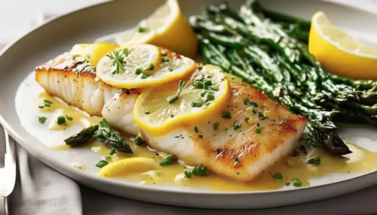 Lemon Butter Baked Cod