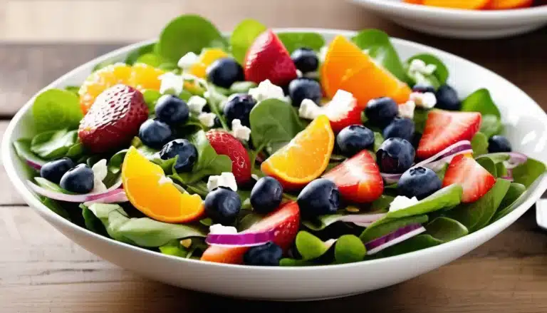 Mixed Greens Salad With Fruit