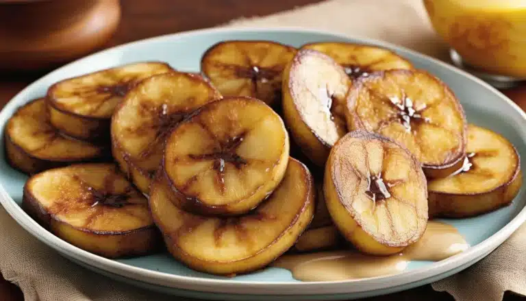 Pan Fried Cinnamon Bananas
