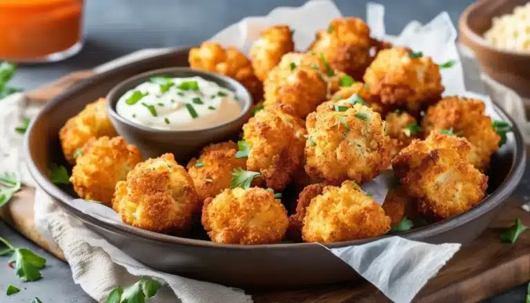 Parmesan Cauliflower Bites