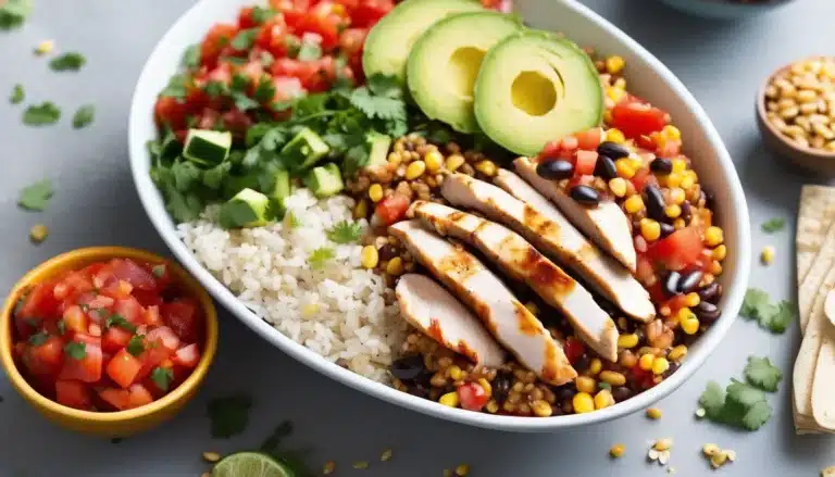 Salsa Chicken Grain Bowls