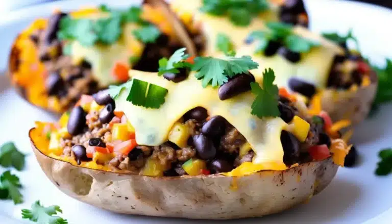 Taco Stuffed Baked Potatoes