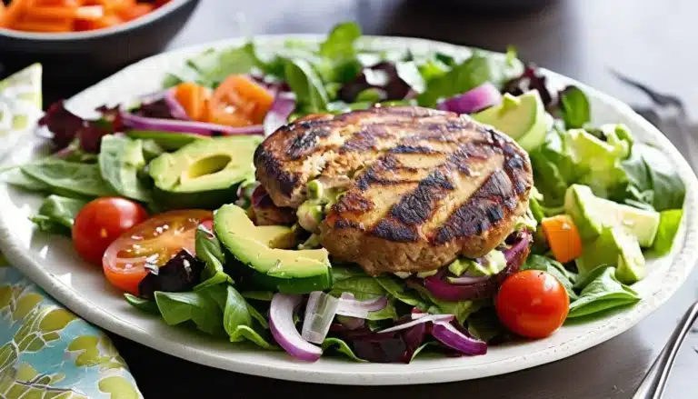 Turkey Burger Salad Bowls